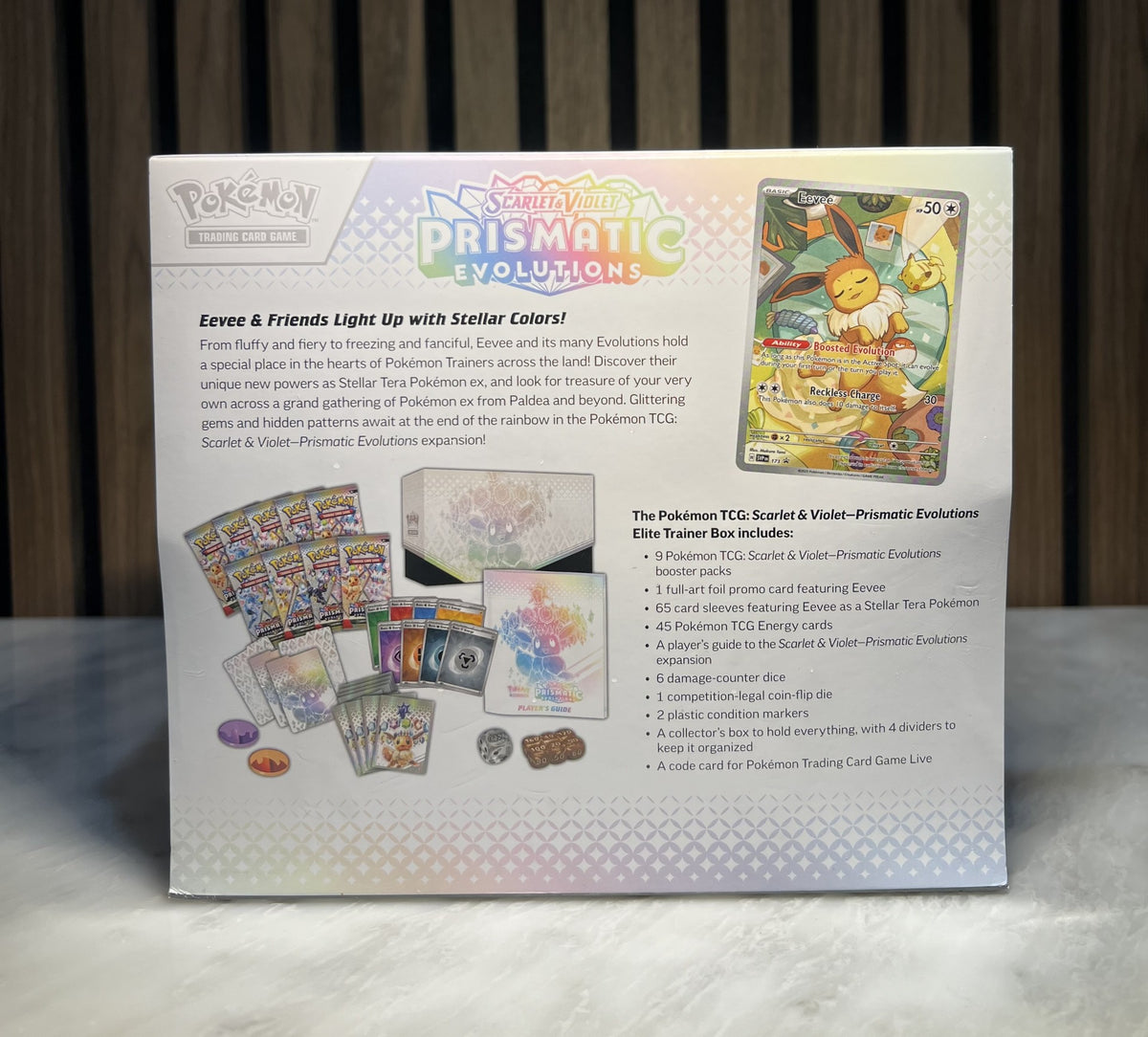 Pokemon Prismatic Evolutions ETB